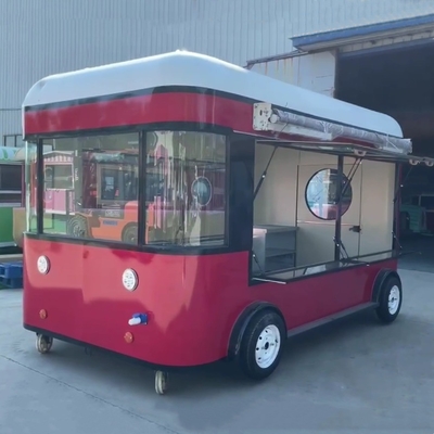 4wheels Outlet Customized Fruit Salad Beverage Coffee Milk Tea Beer Ice Cream Trailer