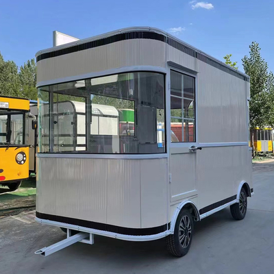Moving Mode Battery Driven Electric Mobile Hair Salon Barber Hairdresser Shop Trailer
