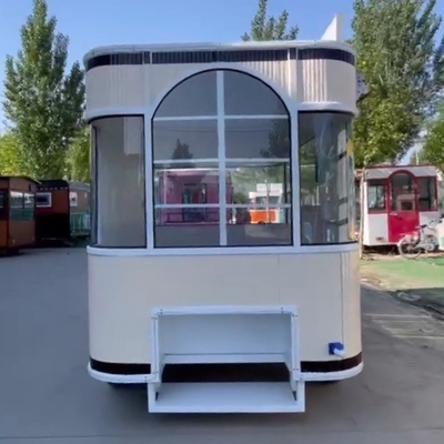 Moving Mode Battery Driven Electric Mobile Hair Salon Barber Hairdresser Shop Trailer