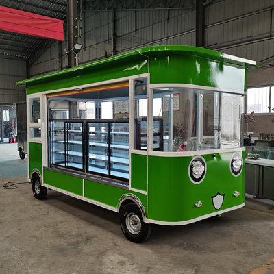 Customized 2023 Fast Food Snacks and Alcoholic Beverages Van Truck for End Customers