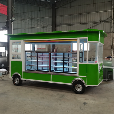 Customized 2023 Fast Food Snacks and Alcoholic Beverages Van Truck for End Customers