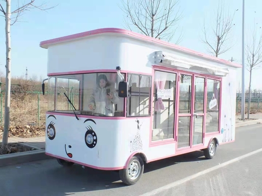 Customized 2023 Fast Food Snacks and Alcoholic Beverages Van Truck for End Customers