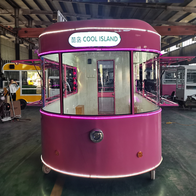 110v/220v Voltage 2022 Mobile Food Snack Ice Cream Cold Drink Coffee Milky Tea Van Truck Trailer Boutique