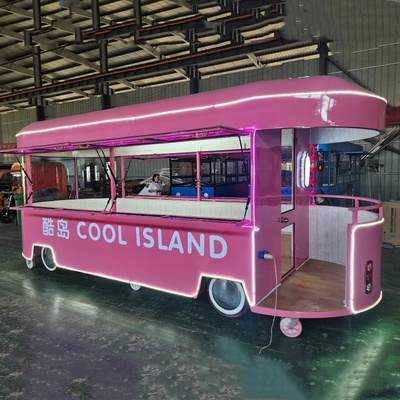 110v/220v Voltage 2022 Mobile Food Snack Ice Cream Cold Drink Coffee Milky Tea Van Truck Trailer Boutique
