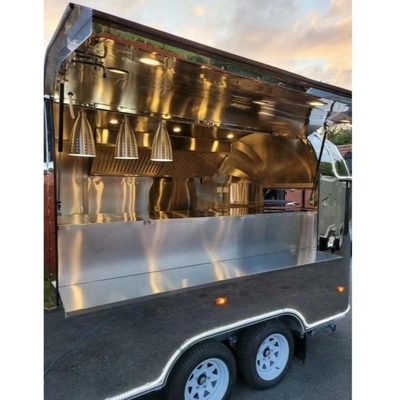 Multifunctional 1.5KW-4.5kw Retro Coffee Car for Mobile Camping and Scenic Dining