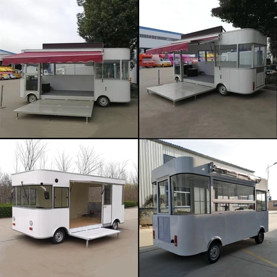 Multi-functional Electric Mobile Commodity Sales Boutique Shop Food Snack Truck Cart