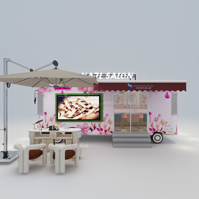 Beauty Salon Truck for Mobile Cosmetology Hairdressing Manicure Massage and Pedicure