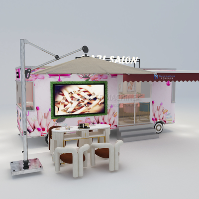 Beauty Salon Truck for Mobile Cosmetology Hairdressing Manicure Massage and Pedicure