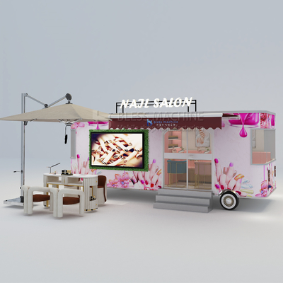 Beauty Salon Truck for Mobile Cosmetology Hairdressing Manicure Massage and Pedicure