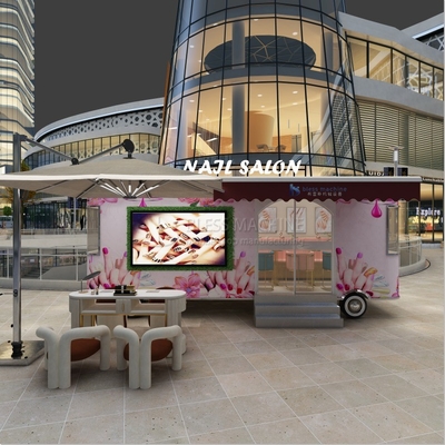 Beauty Salon Truck for Mobile Cosmetology Hairdressing Manicure Massage and Pedicure