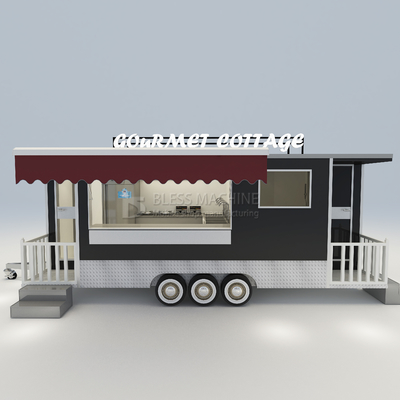 Conveniently Equipped Mobile House Cottage Food Snack Tow Trailer with Toilet and Bed