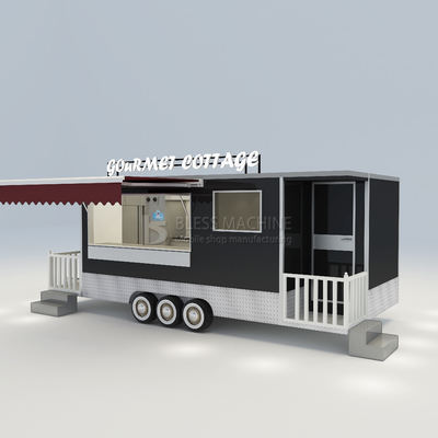 Conveniently Equipped Mobile House Cottage Food Snack Tow Trailer with Toilet and Bed