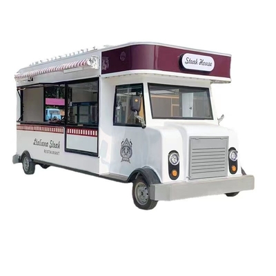 110v/220v Electric Mobile Street Fast Food Snack Catering Van Truck Trailer Kiosk Cart