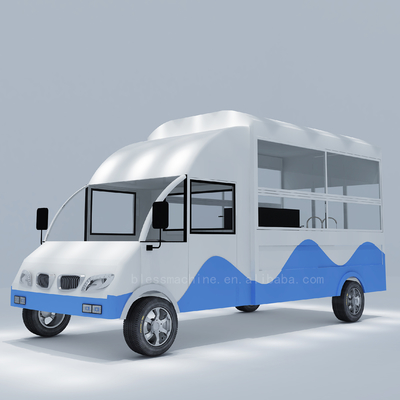 Most Practical Fast Food Snack Catering Electric Mobile Van Truck for Dairy Products