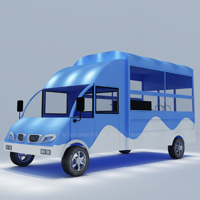 Most Practical Fast Food Snack Catering Electric Mobile Van Truck for Dairy Products