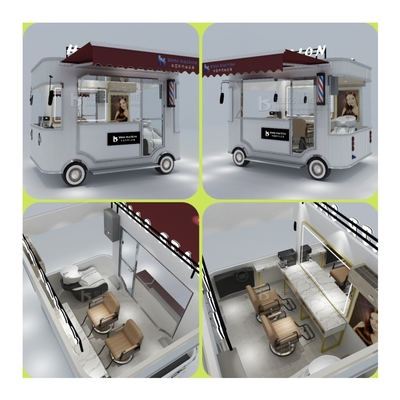 2022 Flour-Based Electric Mobile Hair Cut Salon Van for Meat Processing Plants Outlet