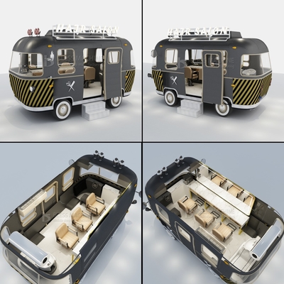 2022 Flour-Based Electric Mobile Hair Cut Salon Van for Meat Processing Plants Outlet