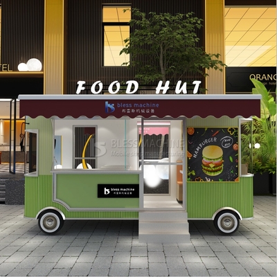 Leisure Fast Food Equipment Electric Mobile Snack Beverage Catering Van Truck Trailer Kiosk Cart