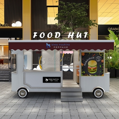 85kms per hr Machinery Function Leisure Fast Food Equipment Mobile Catering Van Trailer