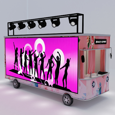 Outlet Electric Mobile T-show Clothing Shoes Bag Shawl Make Up Modelling Van Truck Trailer