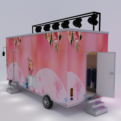 Outlet Electric Mobile T-show Clothing Shoes Bag Shawl Make Up Modelling Van Truck Trailer