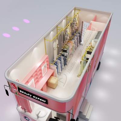 Outlet Electric Mobile T-show Clothing Shoes Bag Shawl Make Up Modelling Van Truck Trailer