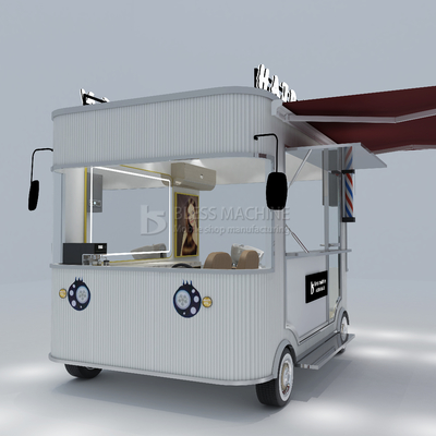 Material Electric Mobile Hair Cut Shave Perm Style Salon Barber Shop Van Truck Trailer