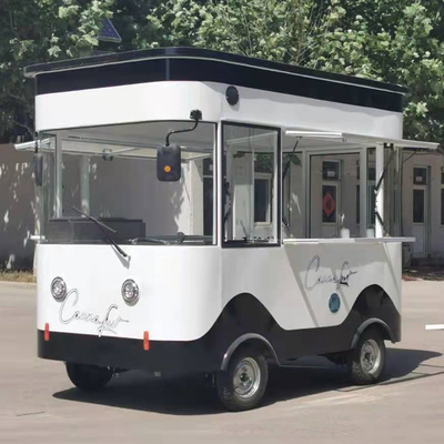 Multipurpose Electric Mobile Fast Food Snack Beverage Catering Van Truck Kiosk Cart