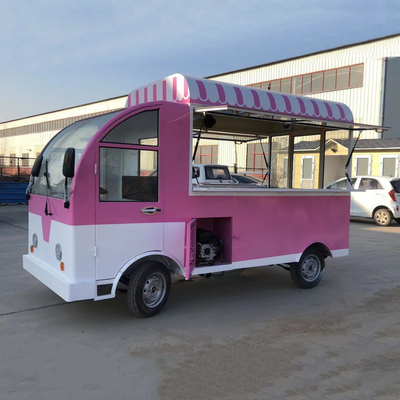 Outdoor Street Food Cart Electric Mobile Fast Food Snack Catering Bus Boutique Truck