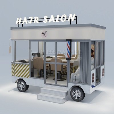 Electric Mobile Hair Cut Salon for Retail and Vegetable Processing Plant Style Design