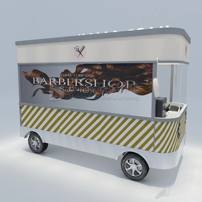 Electric Mobile Hair Cut Salon for Retail and Vegetable Processing Plant Style Design