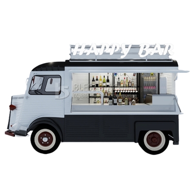 External Power Supply Electric Mobile Wine Cocktail Drink Bar Van Truck Trailer Cart