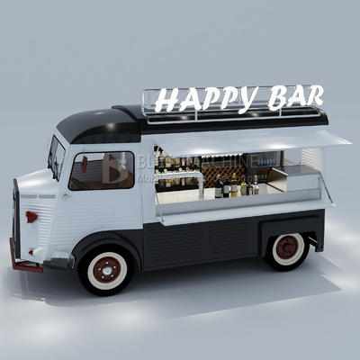 External Power Supply Electric Mobile Wine Cocktail Drink Bar Van Truck Trailer Cart