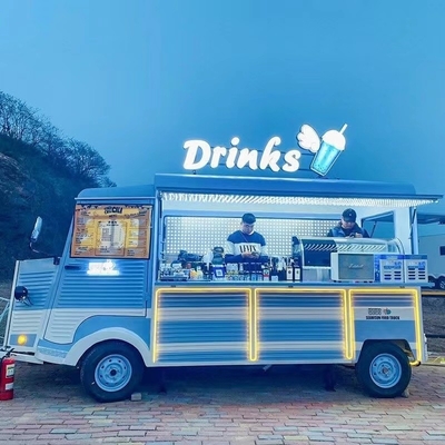 External Power Supply Electric Mobile Wine Cocktail Drink Bar Van Truck Trailer Cart