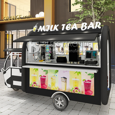 Milk Tea Bar Tricycle 2022 Electric Tricycle for Complete Machinery Equipment at Outlet