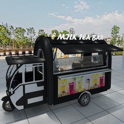 Milk Tea Bar Tricycle 2022 Electric Tricycle for Complete Machinery Equipment at Outlet