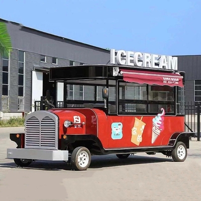 Customized 2022 Multifunctional Ice Cream Cold Drink Coffee Milky Tea Trailer Van Truck
