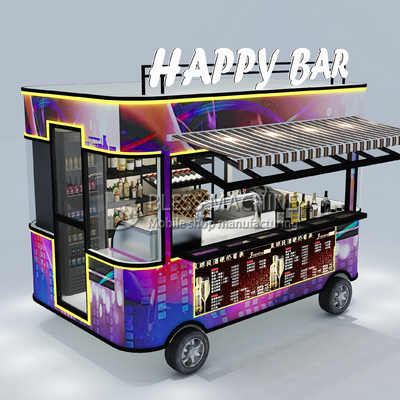 2022 Electric Mobile Wine Cocktail Drink Bar Van Truck Trailer Cart and Customerized
