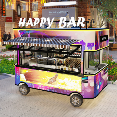 2022 Electric Mobile Wine Cocktail Drink Bar Van Truck Trailer Cart and Customerized