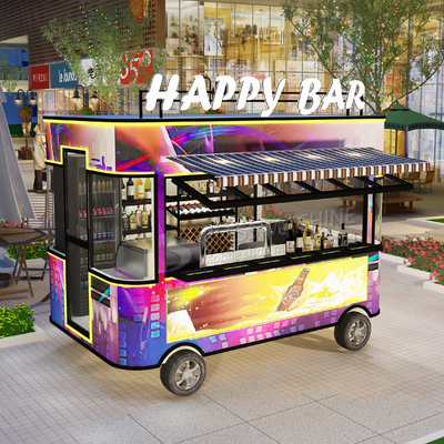 2022 Electric Mobile Wine Cocktail Drink Bar Van Truck Trailer Cart and Customerized