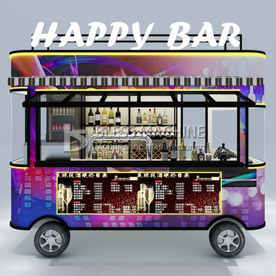 2022 Electric Mobile Wine Cocktail Drink Bar Van Truck Trailer Cart and Customerized
