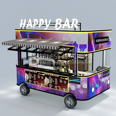 2022 Electric Mobile Wine Cocktail Drink Bar Van Truck Trailer Cart and Customerized