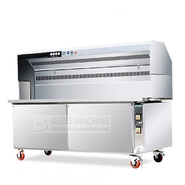 4 Wheels Smokeless Barbecue Trolley with Video Technical Support and Trade Assurance