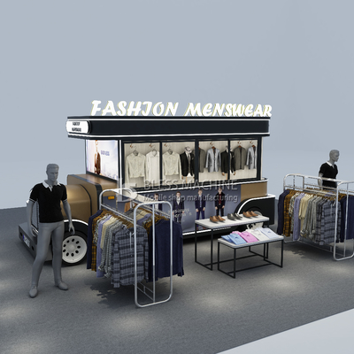 Electric Mobile Clothing Men's Wear Shop Van Truck with 40kms per hr Machinery Function