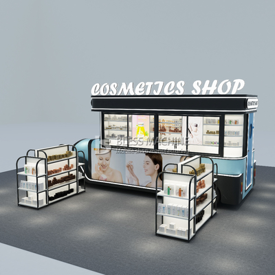 2023 Customized Electric Mobile Cosmetics Make-up Product Skin Care Boutique Trailer Cart