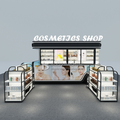 2023 Customized Electric Mobile Cosmetics Make-up Product Skin Care Boutique Trailer Cart