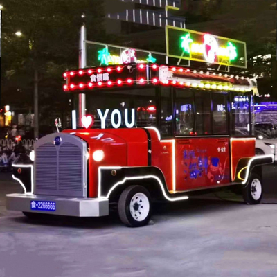 2023 Customized Electric Mobile Cosmetics Make-up Product Skin Care Boutique Trailer Cart