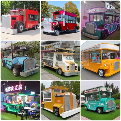 2023 Customized Electric Mobile Cosmetics Make-up Product Skin Care Boutique Trailer Cart