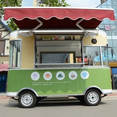Mobile Electric Snack and Beverage Catering Van Truck Kiosk Cart for On-the-Go Needs