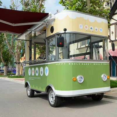 Mobile Electric Snack and Beverage Catering Van Truck Kiosk Cart for On-the-Go Needs